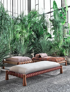 Guna 02 garden bench by Gervasoni 1882