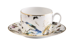 Roberto Cavalli Home tea cup, from the Garden's Birds collection