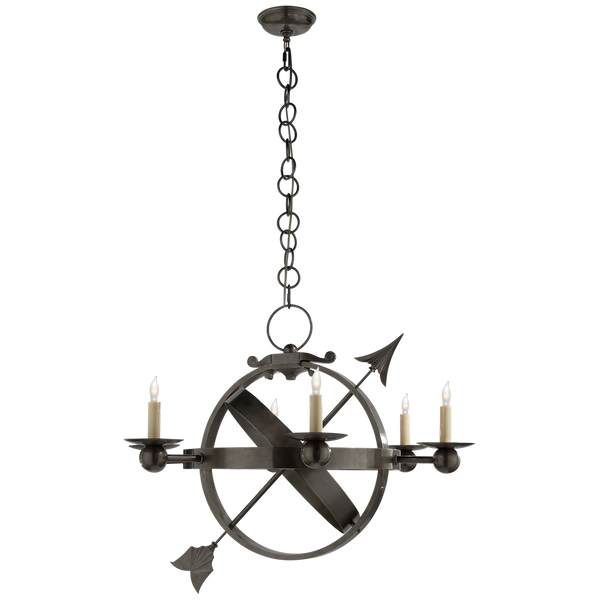 Eric Cohler Armillary Sphere chandelier by Visual Comfort