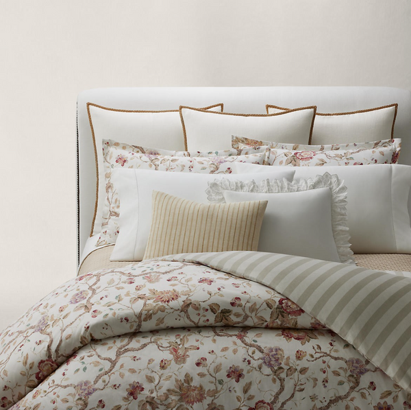 Ralph Lauren Home duvet cover, from the Elsie (Cream collection