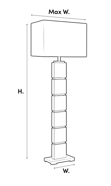 Lampa podłogowa Langham marki Eichholtz