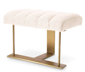 McGuire pouffe by Eichholtz