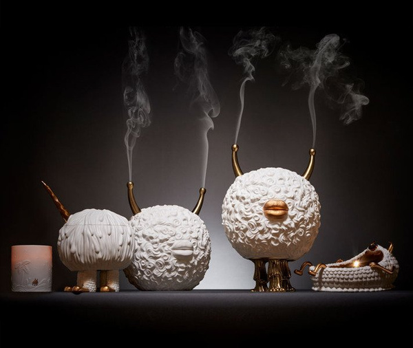 Figurka do palenia kadzidełek Haas Monster marki L'Objet, z kolekcji Haas Brothers