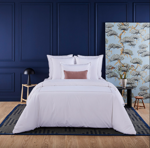 Yves Delorme duvet cover, from the Alienor (Malt) collection