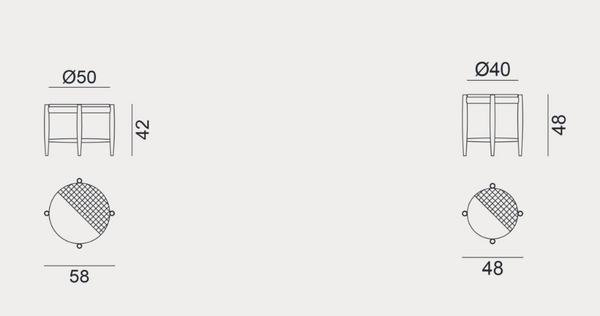 Stolik Eidos 143 marki Gervasoni 1882