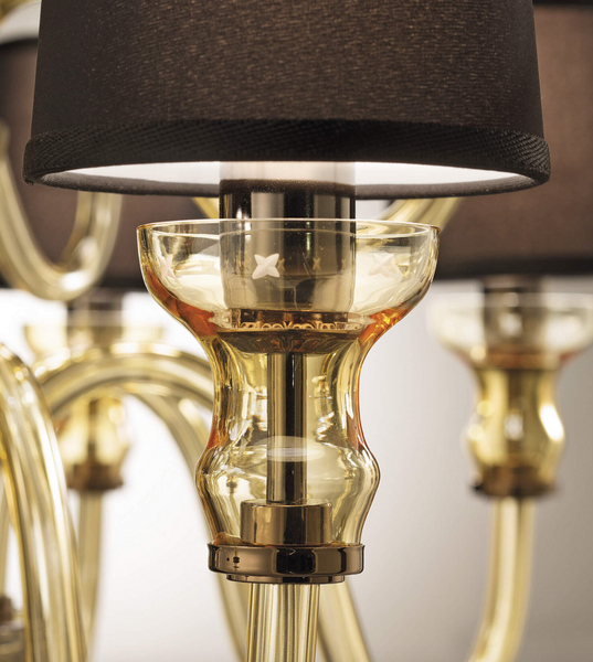 Quarzo chandelier 725/8+4 by Italamp