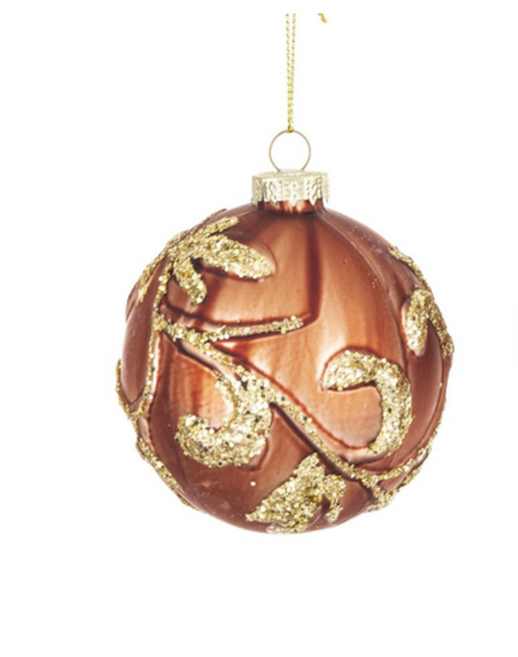 Christmas decoration - brown bauble