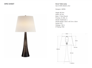Aerin Dover Table Lamp by Visual Comfort 