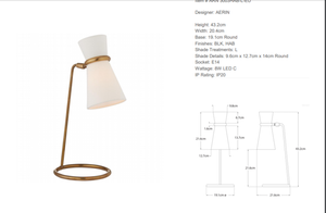 Aerin Clarkson Table Lamp