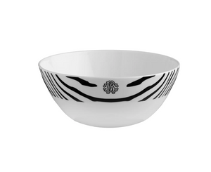Miseczka do zupy Roberto Cavalli Home, z kolekcji Zebrage