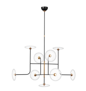 Calvino X-Large Arched Ian K.Fowler chandelier by Visual Comfort