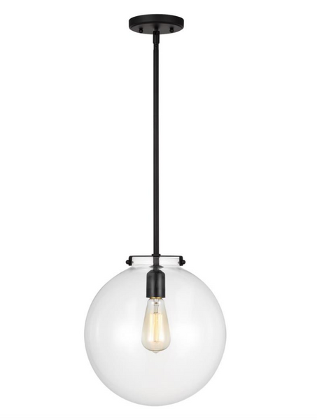 Kate One Light Sphere pendant lamp by Thomas O'Brien