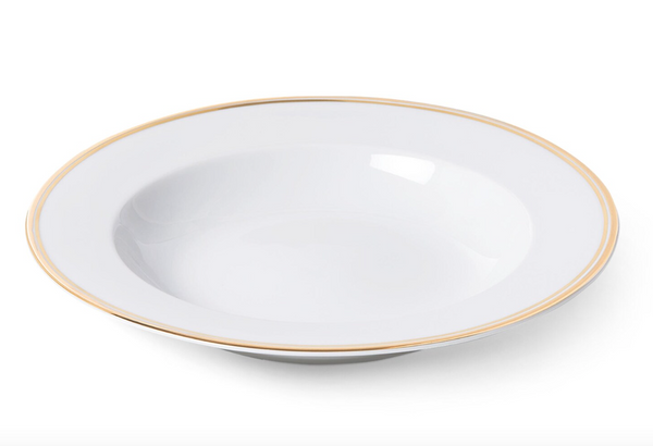 Ralph Lauren Home porcelain soup plate, from the Wilshire collection