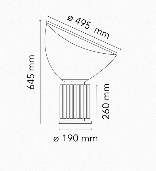Taccia Small table lamp by Flos