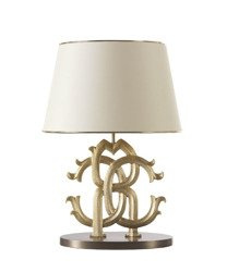 Roberto Cavali Home Interiors Logo table lamp