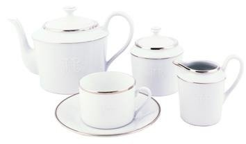 Set of six Gianfranco Ferré Home Profile Gold cups