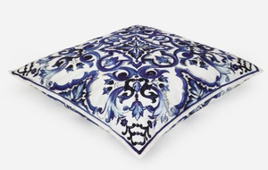 Dolce&Gabbana canvas cushion, Blu Mediterraneo