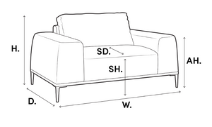 Fotel Voletta marki Eichholtz 