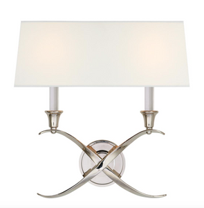 Cross Bouillotte Large wall lamp by E.F. Champan