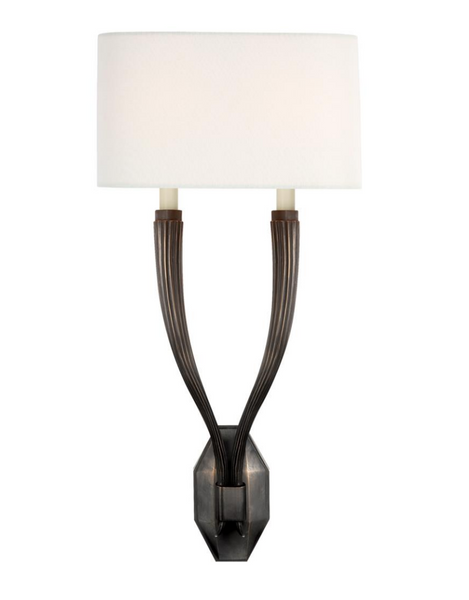 Ruhlmann Double wall lamp by Chapman & Myers Visual Comfort brand