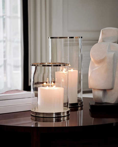 Ralph Lauren Home Modern-Mini Silver Lantern