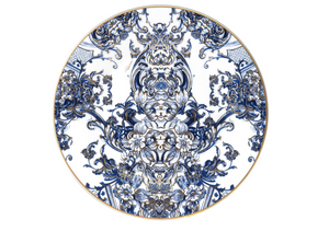 Talerz deserowy Roberto Cavalli Home, z kolekcji Azulejos