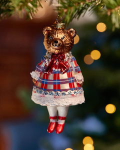 Christmas decoration - Mrs. Bear in a dress
