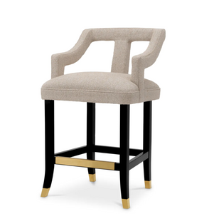 Roumier bar stool by Eichholtz