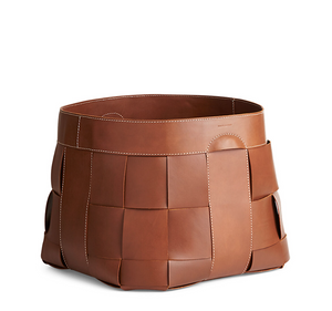 Hailey Large leather basket by Ralph Lauren Home
