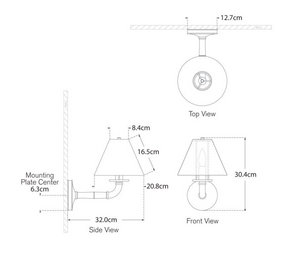 Dalfern wall lamp by Ralph Lauren Home