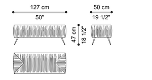 Puf Rowe 2 marki Gianfranco Ferre Home