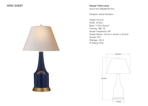 Lampa stołowa Alexa Hampton Sawyer