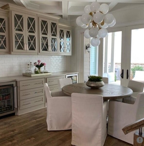 Aerin Cristol Large chandelier by Visual Comfort