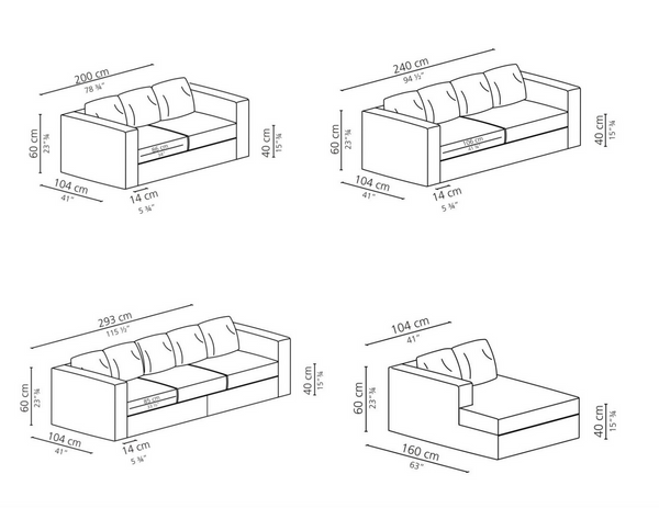 Sofa Pillopipe EVO marki Casamilano