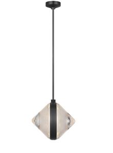 Lampa wisząca Copper Coast 15” karo projektu Waterford marki Visual Comfort