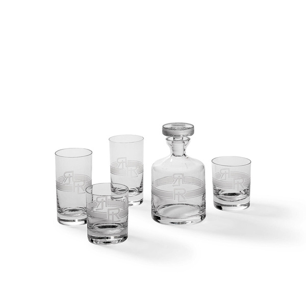 Ralph Lauren Home Garrett Crystal Set of Two Glasses