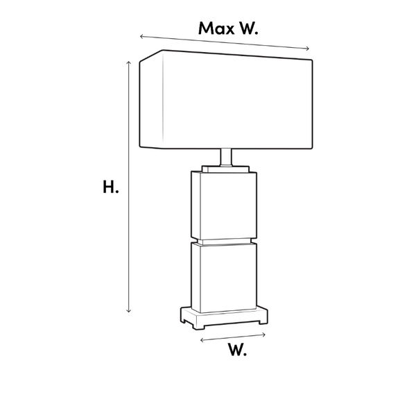 Massimo table lamp by Eichholtz