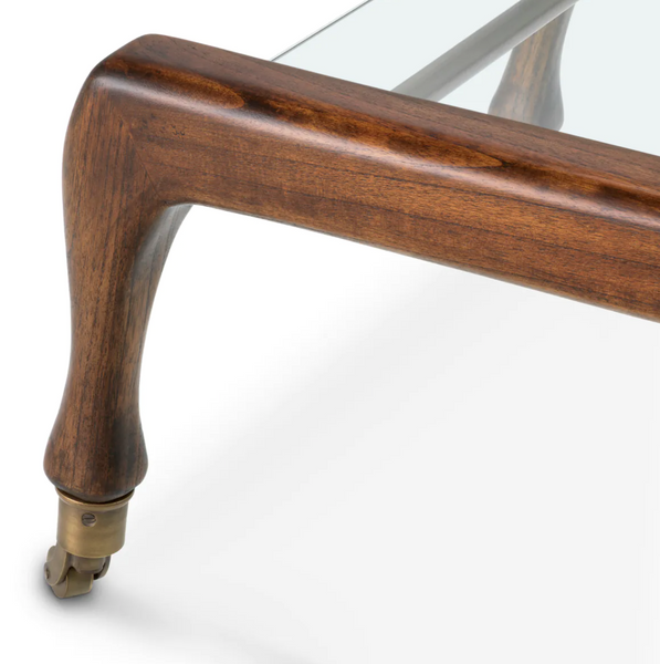 Manzo Double serving trolley from Eichholtz