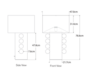 Kelly Wearstler Tiglia table lamp