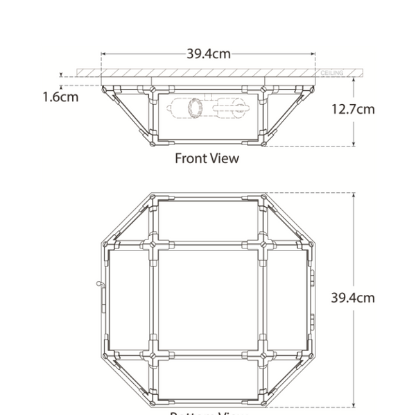 Plafon Morris projektu Suzanne Kasler marki Visual Comfort