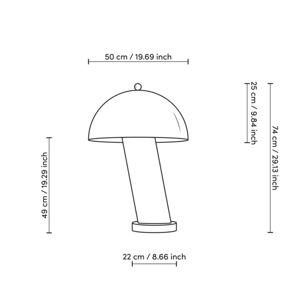 Daniel table lamp by Eichholtz