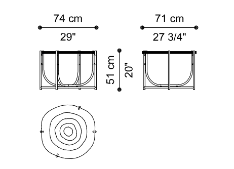 Stolik Tahoe marki Roberto Cavalli Home Interiors