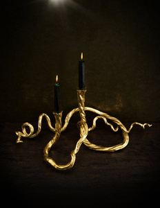 Set of two candle holders by Michael Aram, from the Vine collection