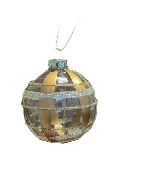 Ozdoba świąteczna Złota Bombka 