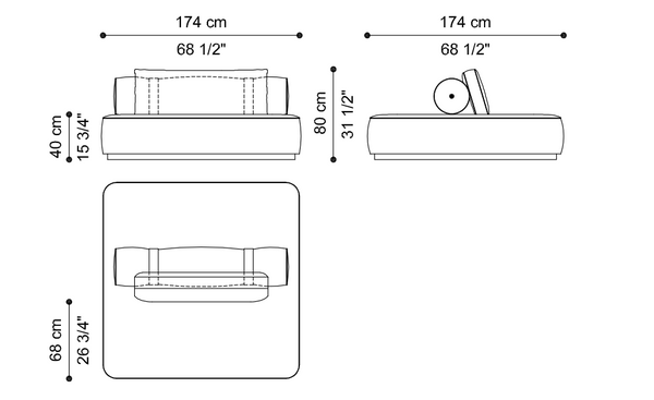 Szezlong Roberto Cavalli Home Interiors Darlington_2