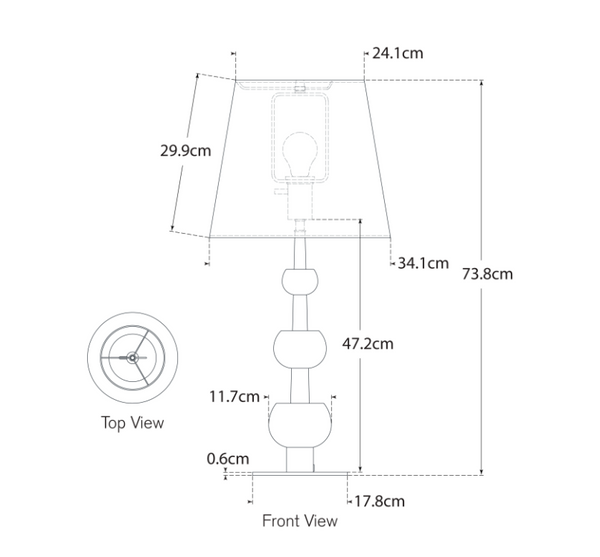 Paloma Contreras Comtesse Medium table lamp