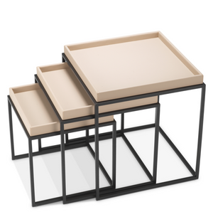 Set of three Léonard tables by Eichholtz