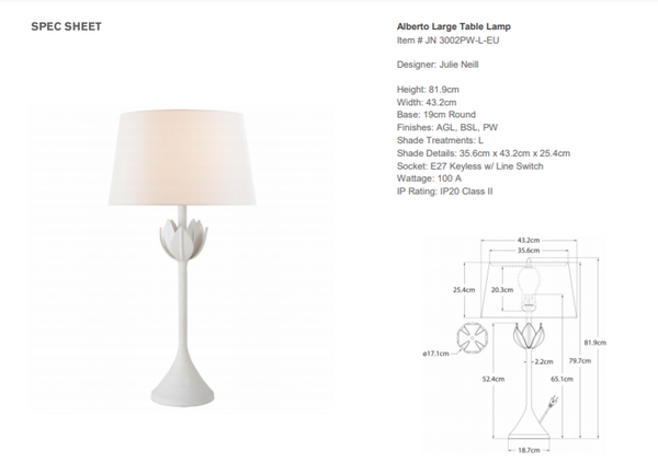 Julie Neill Alberto Table Lamp