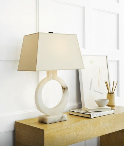 Table Lamp E.F Chapman Ring Form Large