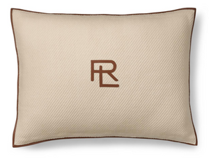 Ralph Lauren Home decorative cotton cushion, from the Argyle (Coastal)